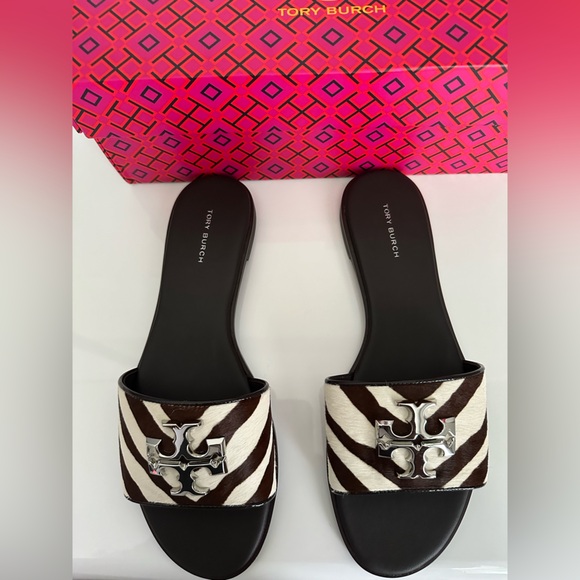 NIB Tory Burch Everly Slides - Picture 3 of 3